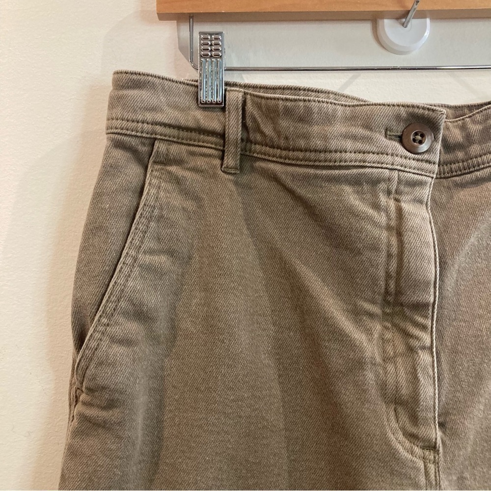 WILFRED FREE Sz 12 Multiple Pockets High Rise Heavy Canvas Modern Cargo Pants - Picture 2 of 13